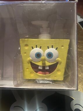 SpongeBob SquarePants Blue Packaging Lotion Pump  - Towel not included